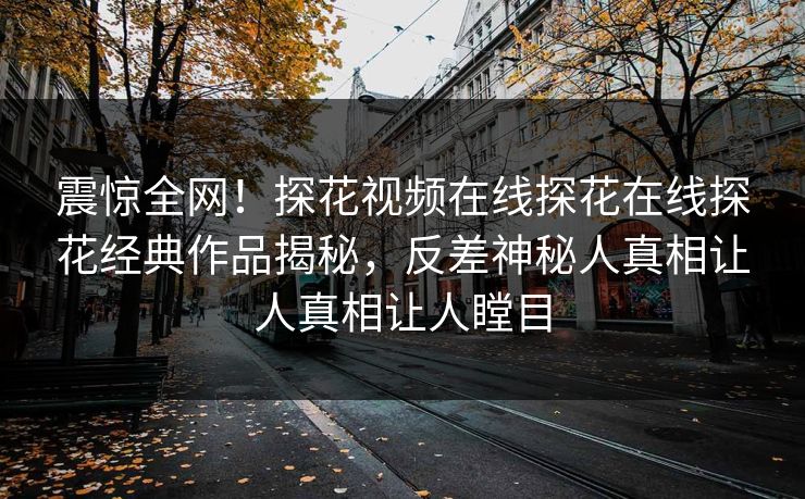 震惊全网！探花视频在线探花在线探花经典作品揭秘，反差神秘人真相让人真相让人瞠目